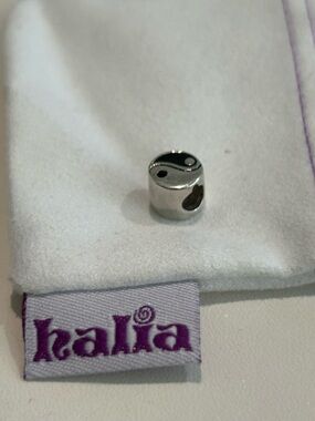 Halia Sterling Silver Yin Yang Charm Bead